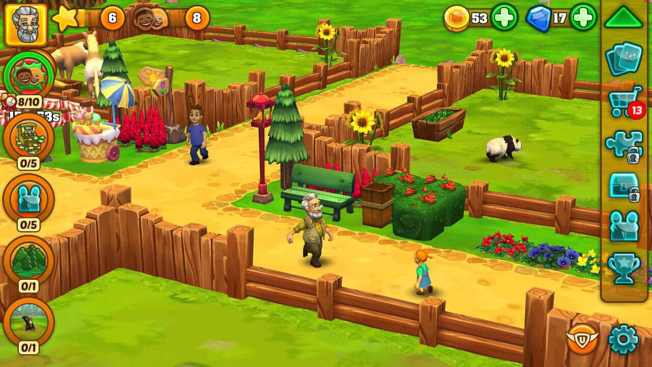 Spiele Zoo 2 - Animal Park, beende Quests und erhalte Prämien😃