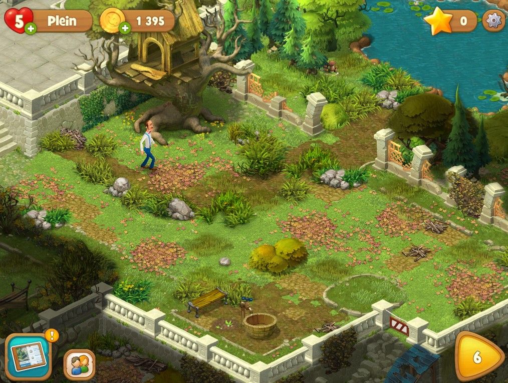 Joue à Gardenscapes, réalise des quêtes et gagne des cadeaux😃